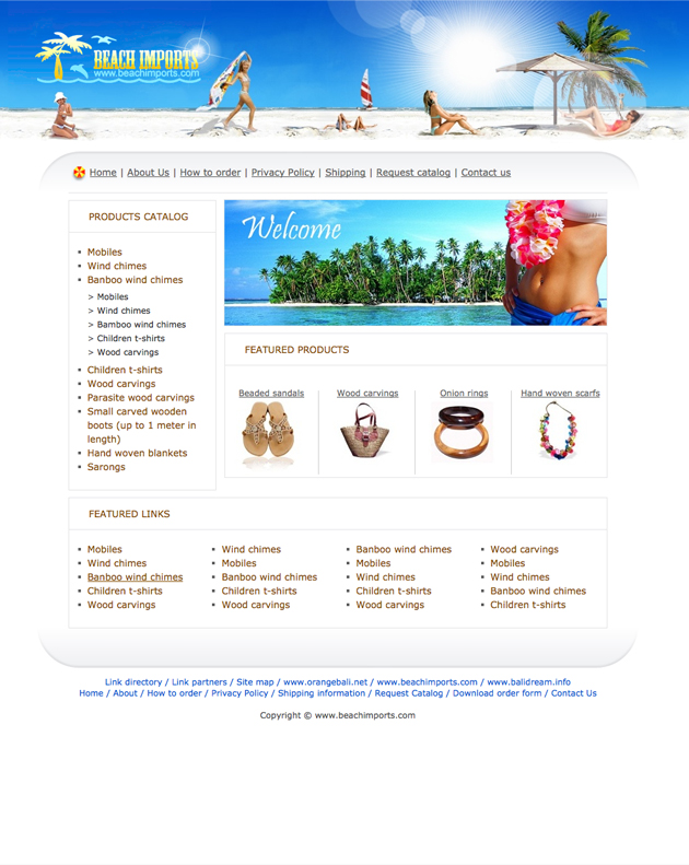 Beach Imports (США) - Создание интернет-магазина Beach Imports — 1 Beach Imports (США) - Создание интернет-магазина Beach Imports — 1